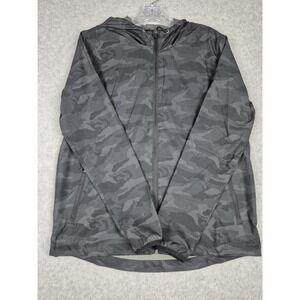 Vuori Jacket Womens Medium Black Camo Outdoor Trainer Shell Running Jogging